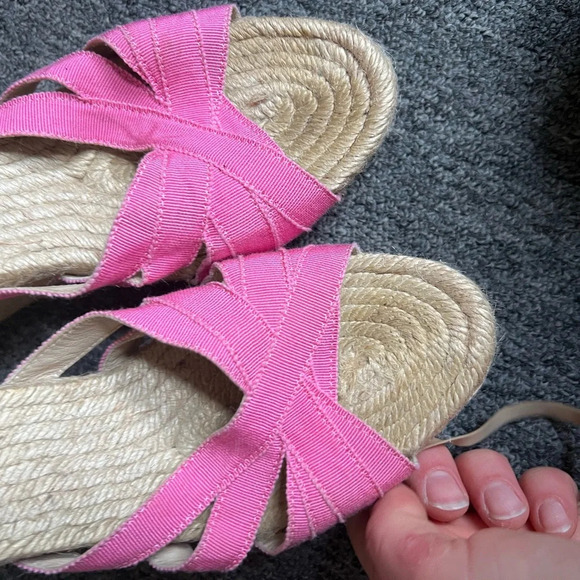 Stubbs and Wootton Pink Espadrilles - Picture 4 of 9
